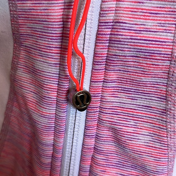 Lululemon In Stride Jacket in Pink Space Dye (size 6) - Picture 4 of 7